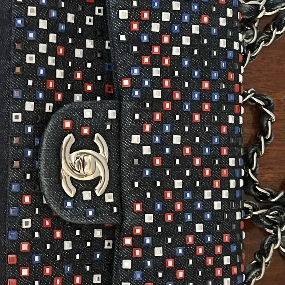 Chanel Mini Bijou Denim Shoulder Bag